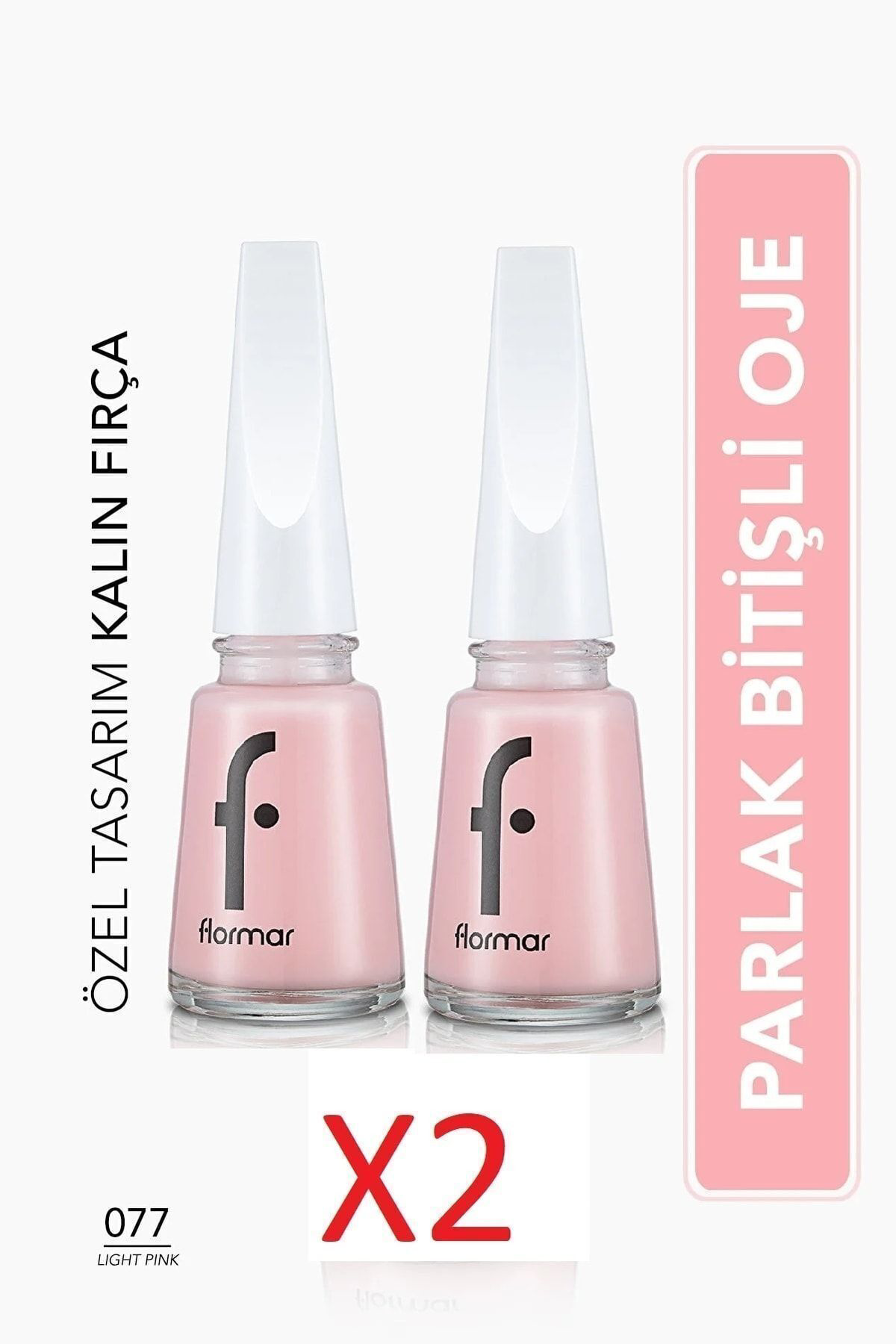 Klasik Parlak Bitişli Yüksek Pigmentli Oje-nail Enamel- 077 Lıght
