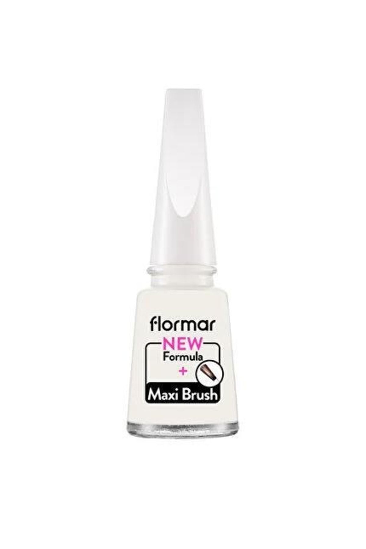 Flormar Klasik Parlak Bitişli Yüksek Pigmentli Oje - Nail Enamel- 319 Whı
