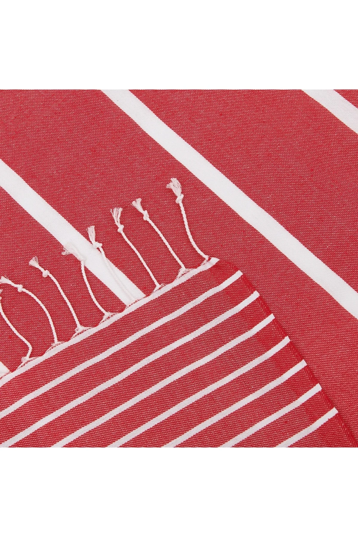 Klasik Peştamal - Kırmızı - 95x175 Cm