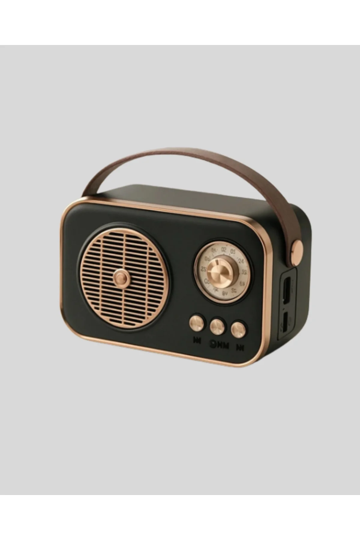 Klasik Retro Radyo – Bluetooth Destekli, FM Özellikli Şarjlı Hopa