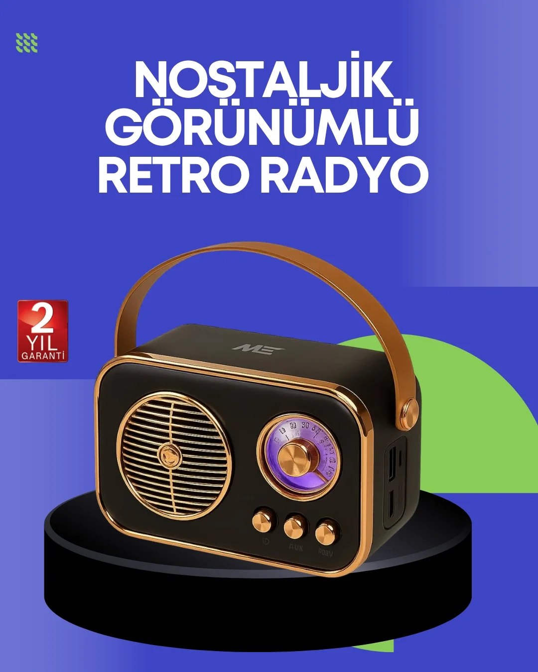 Klasik Retro Radyo – Bluetooth Destekli, FM Özellikli Şarjlı Hoparlör Klasik Retro Radyo – Bluetooth Destekli, FM Özellikli Şarjlı Hoparlör