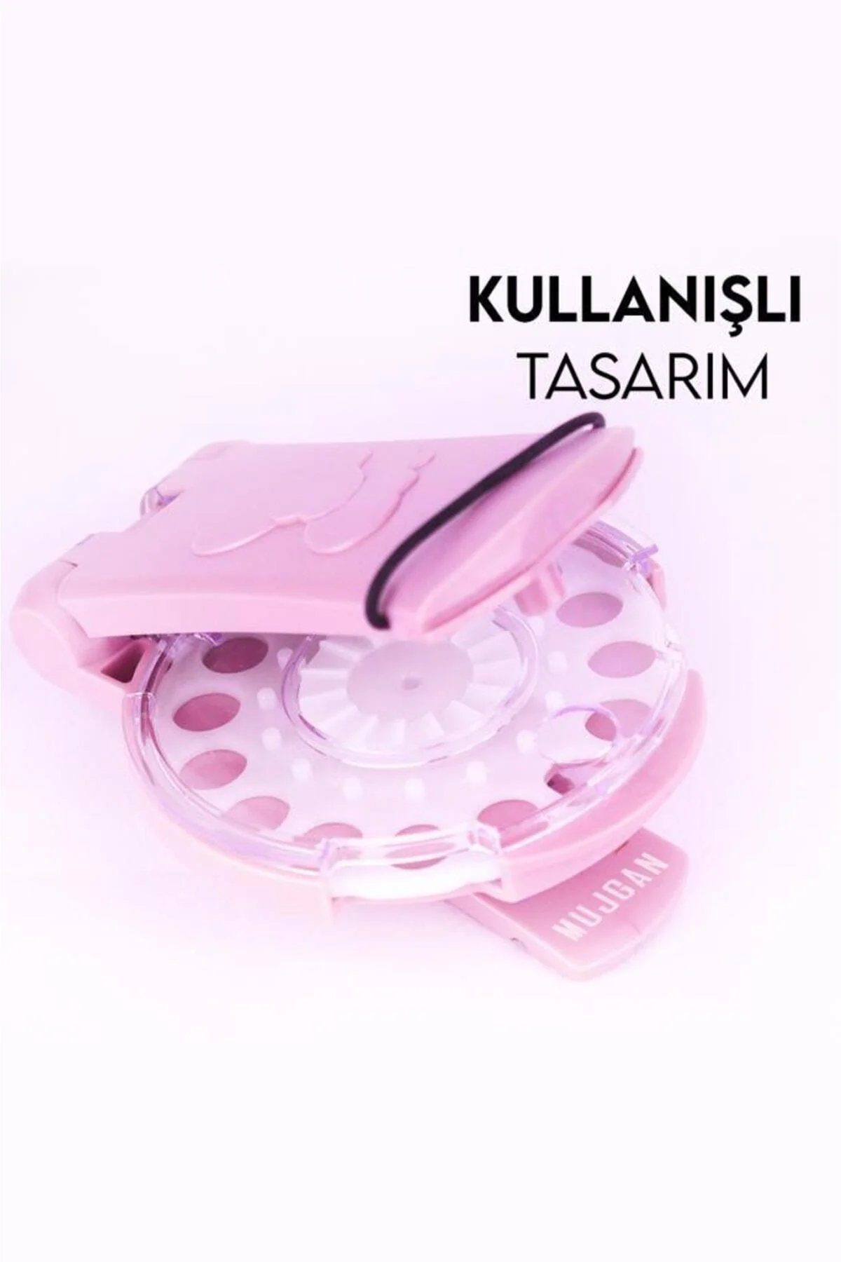 - Klasik Saç Zımba Seti Saç Elmasları Pembe Renk