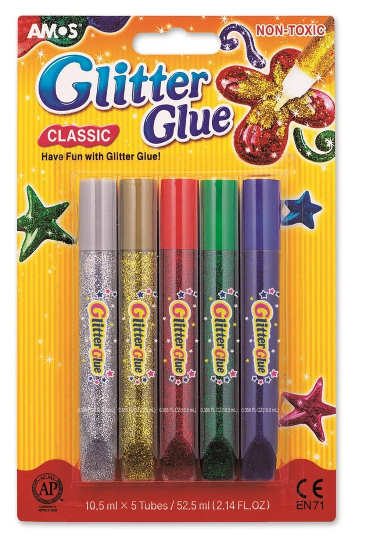 Klasik Simli Yapıştırıcı 10,5 ml 5 Tüp GCL10B5