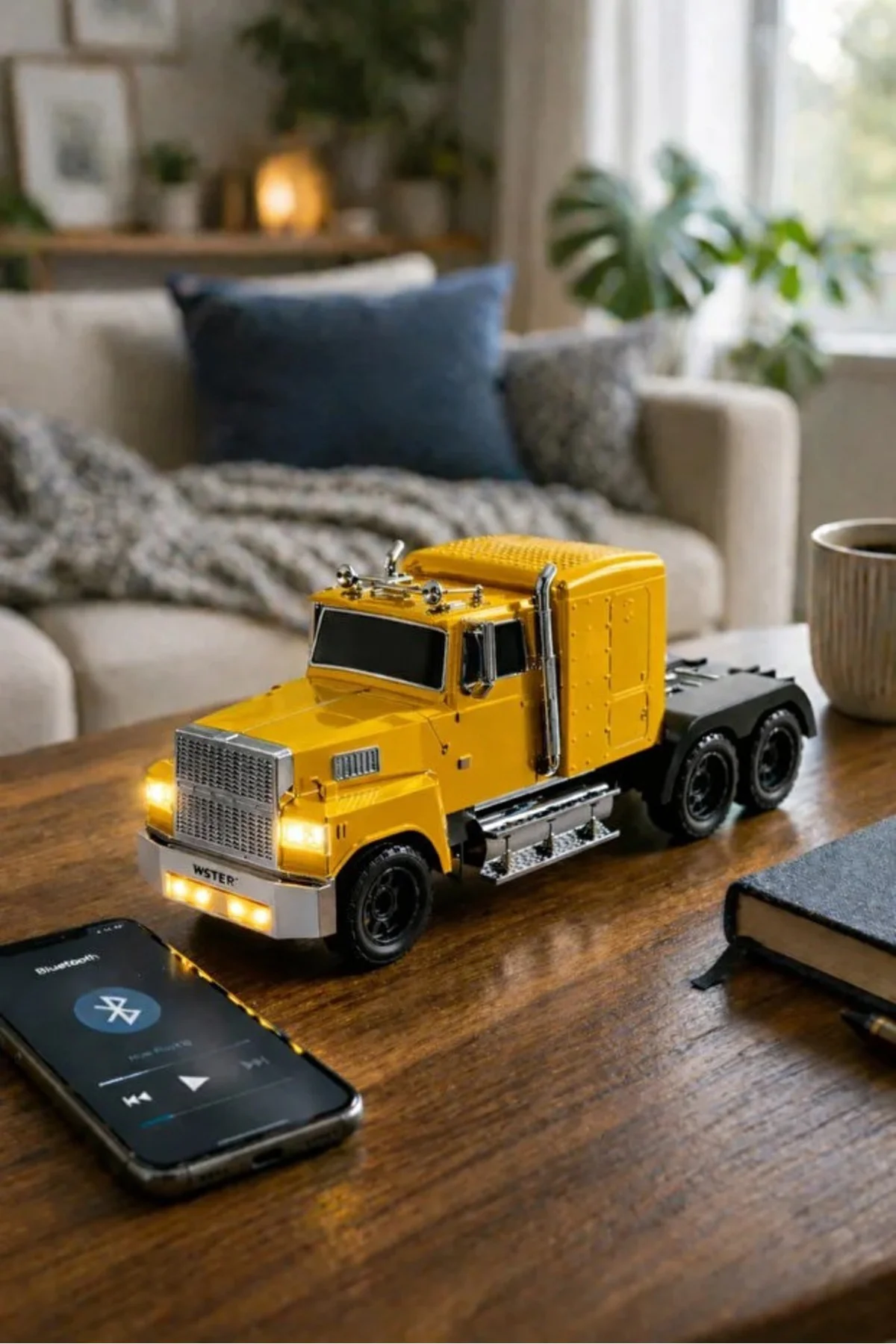 Klasik Tır Tasarımlı Araba Bluetooth Hoparlör – 10W, LED Far Efekti, FM Destekli Fiyatı, Yorumları ve Özellikleri