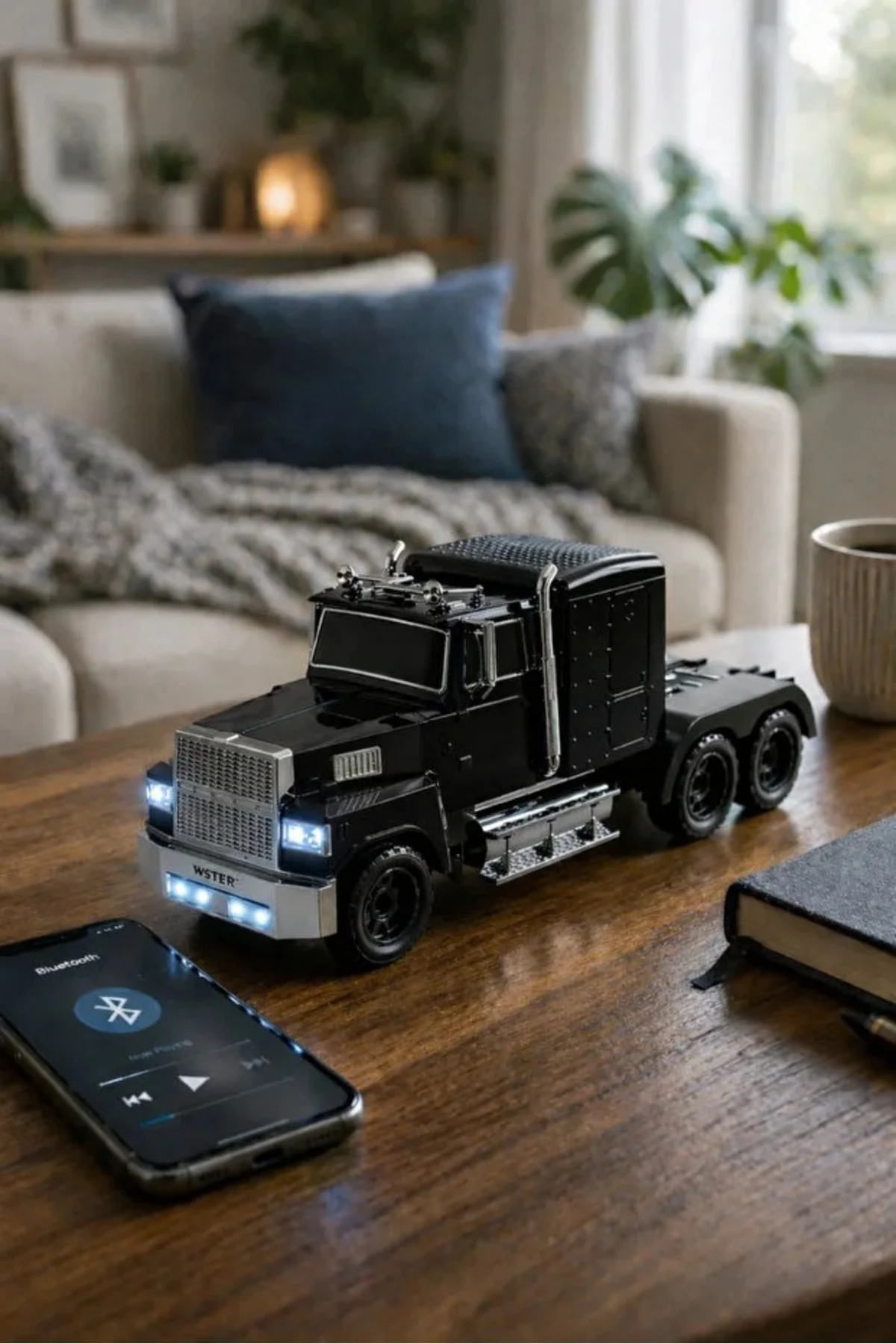 Klasik Tır Tasarımlı Araba Bluetooth Hoparlör – 10W, LED Far Efekti, FM Destekli Fiyatı, Yorumları ve Özellikleri