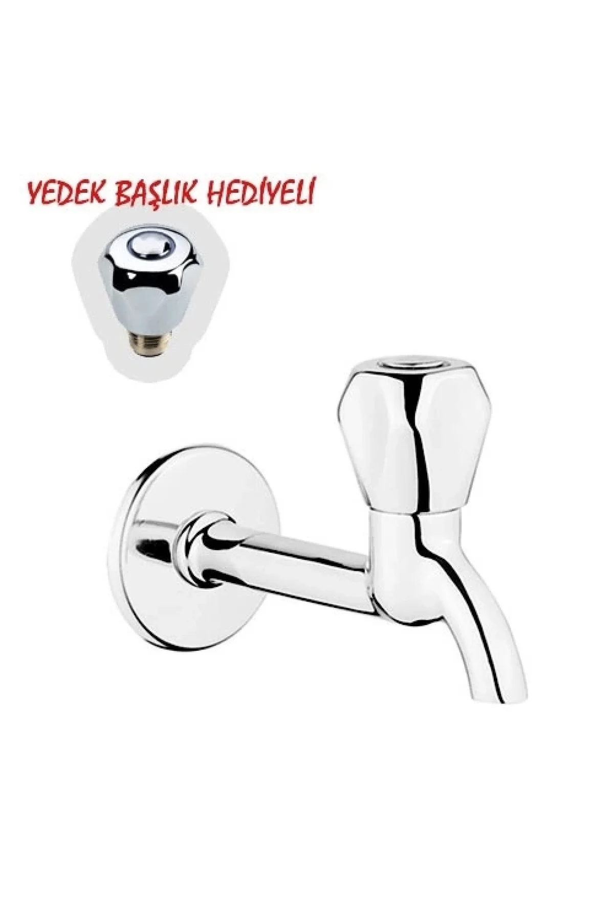 Klasik Uzun Musluk + Musluk Kapak Takımı Hediyeli ( Lisinya )