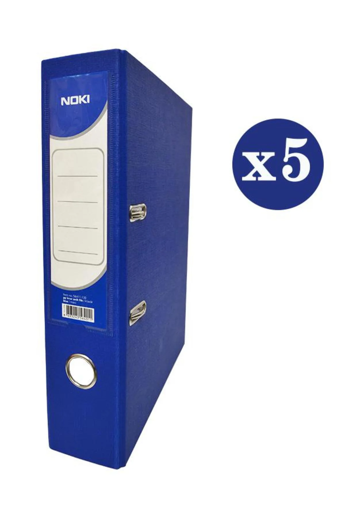 Klasör Plastik Çıtalı Geniş Mavi 5’li