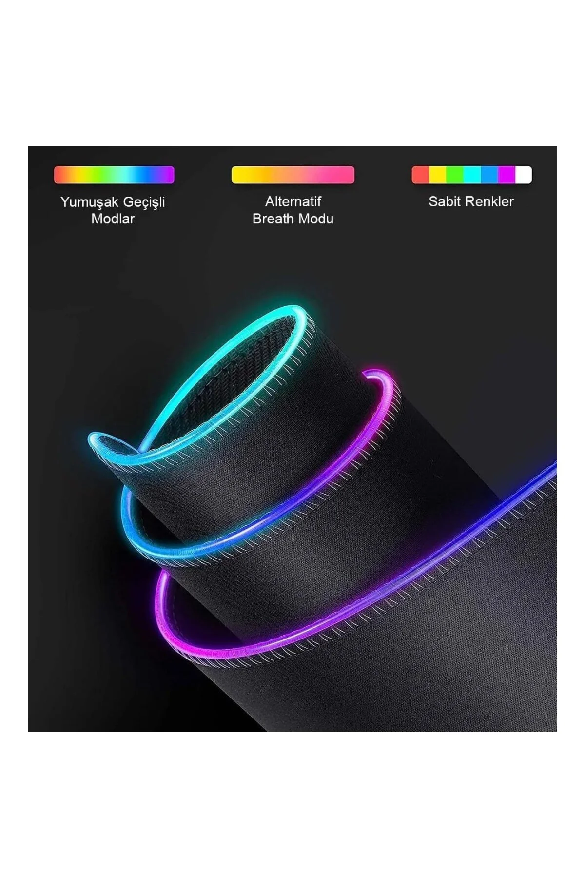 Klasse Rgb Mouse Pad 80x30 Cm, 4 mm Kalınlık, Parlak Su Geçirmez Klasse Rgb Mouse Pad 80x30 Cm, 4 mm Kalınlık, Parlak Su Geçirmez