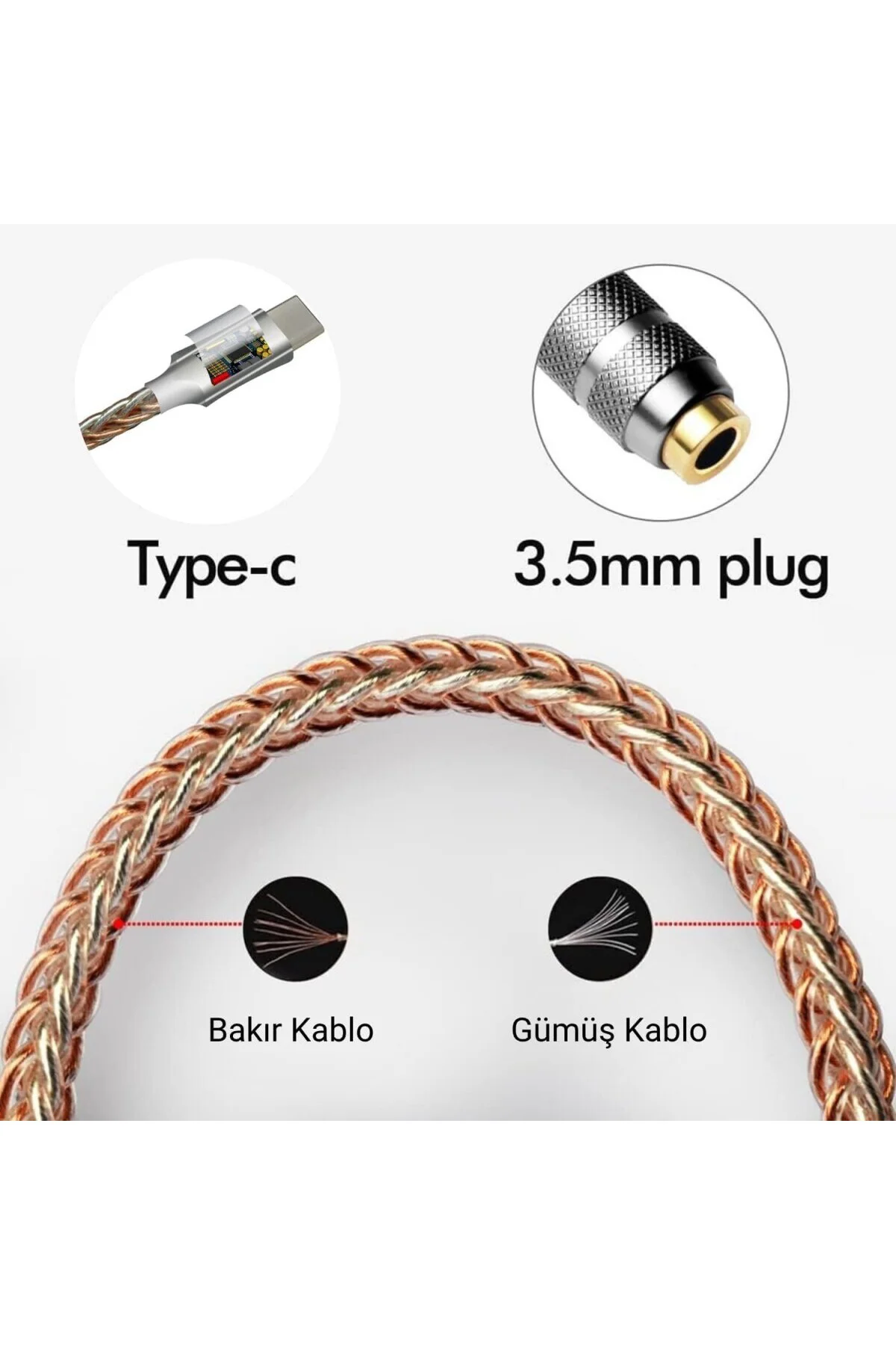 Klasse Type-C - 3.5 CX31993 MAX97220 Çip HiFi DAC Kartı Kulaklık 