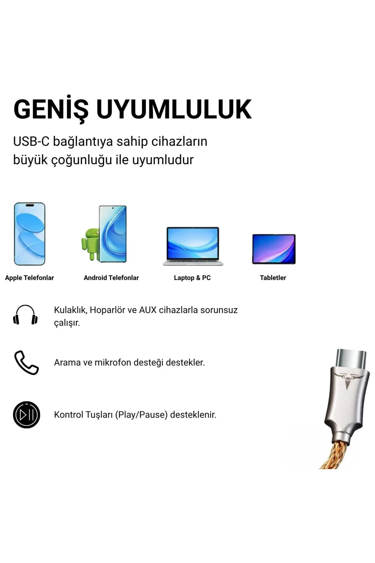 Klasse Type-C - 3.5 CX31993 MAX97220 Çip HiFi DAC Kartı Kulaklık 