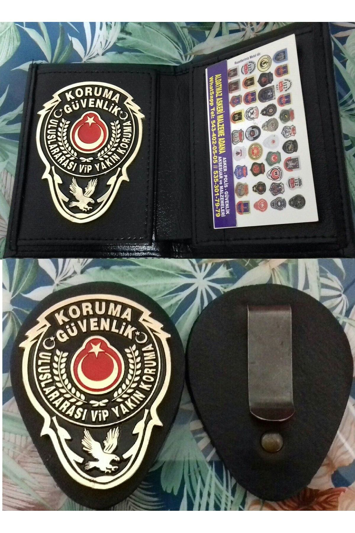 KLAS.YAKIN KORUMA ROZETLİ CÜZDANI v KEMER ROZETİ SATINAL.SIVILE S