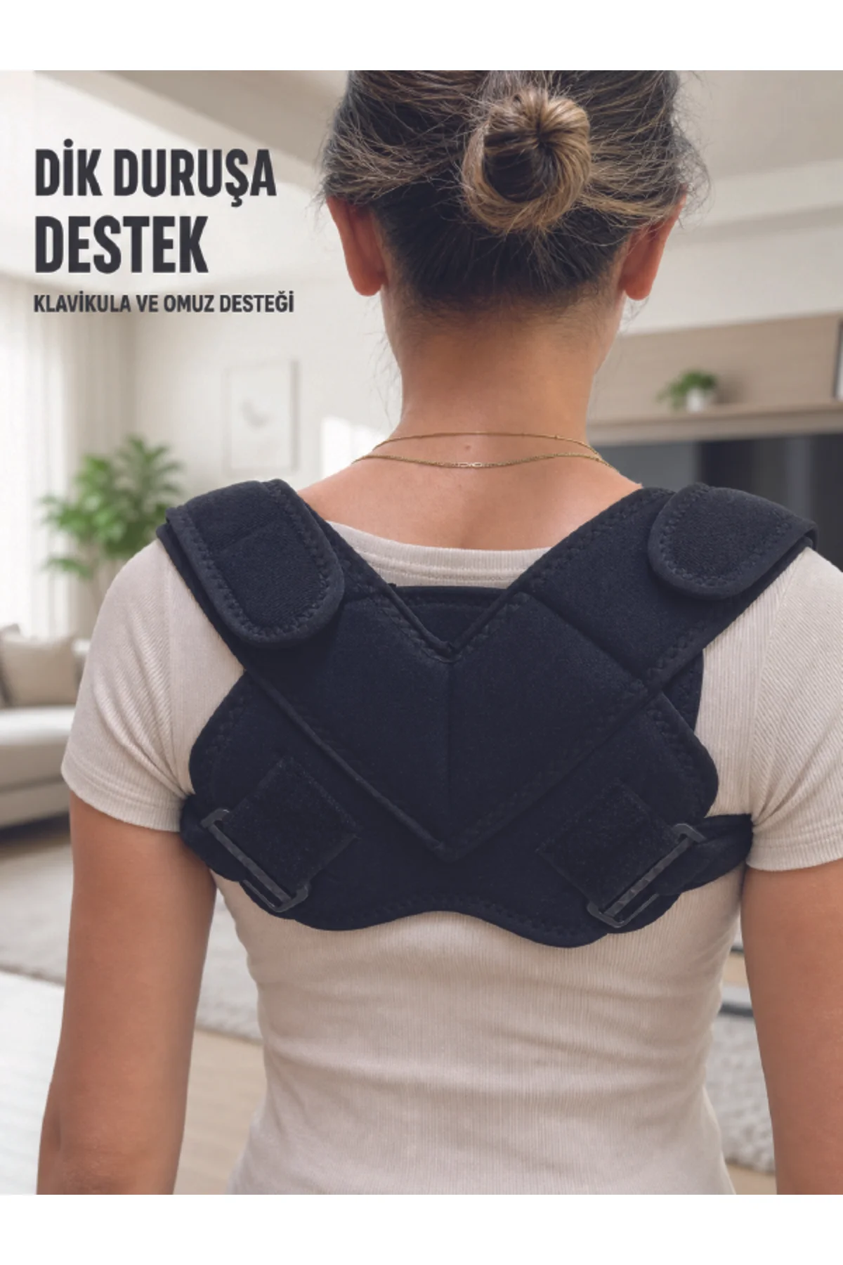 Klavikula Destekleyici Bandaj Ayarlanabilir Omuz Ve Sırt Duruş Desteği Klavikula Destekleyici Bandaj Ayarlanabilir Omuz Ve Sırt Duruş Desteği