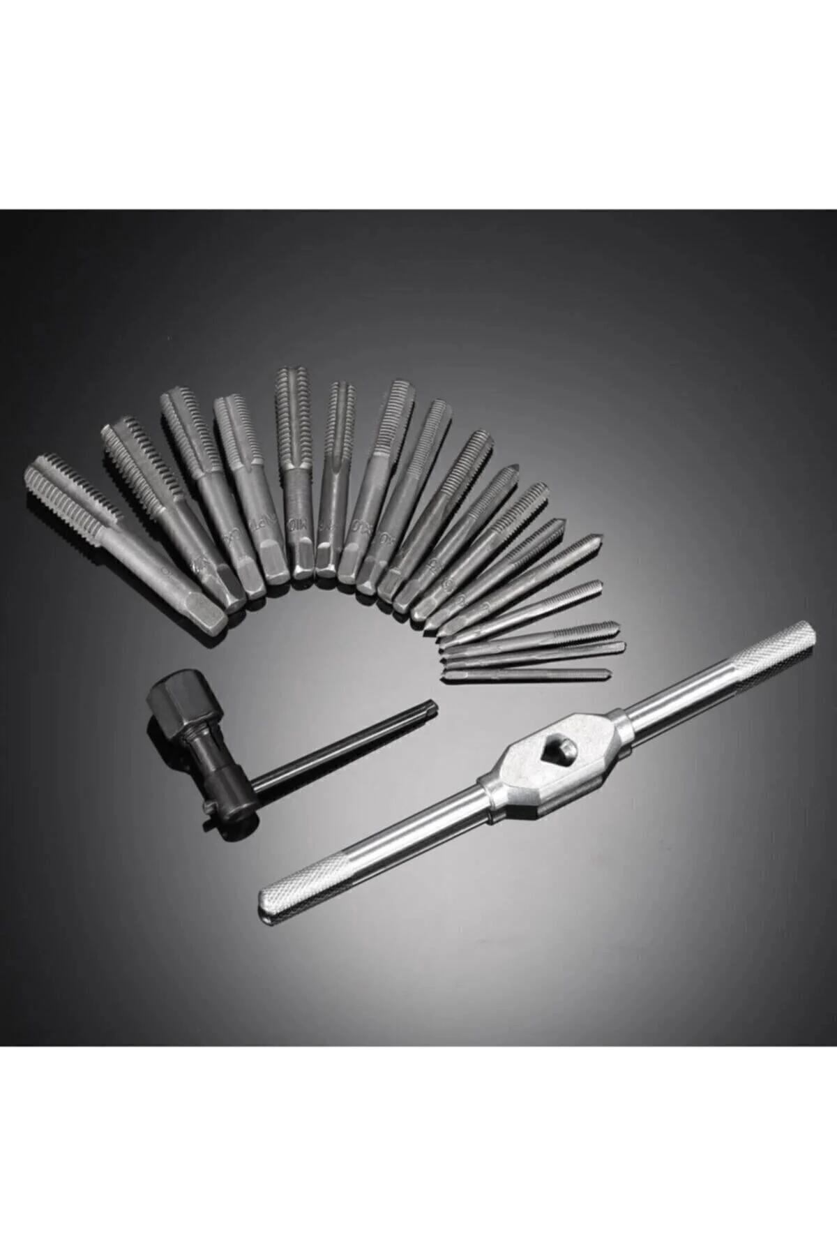 Klavuz 40 Parça Klavuz Açma Seti Pafta Seti Metrik Set Kılavuz Pa