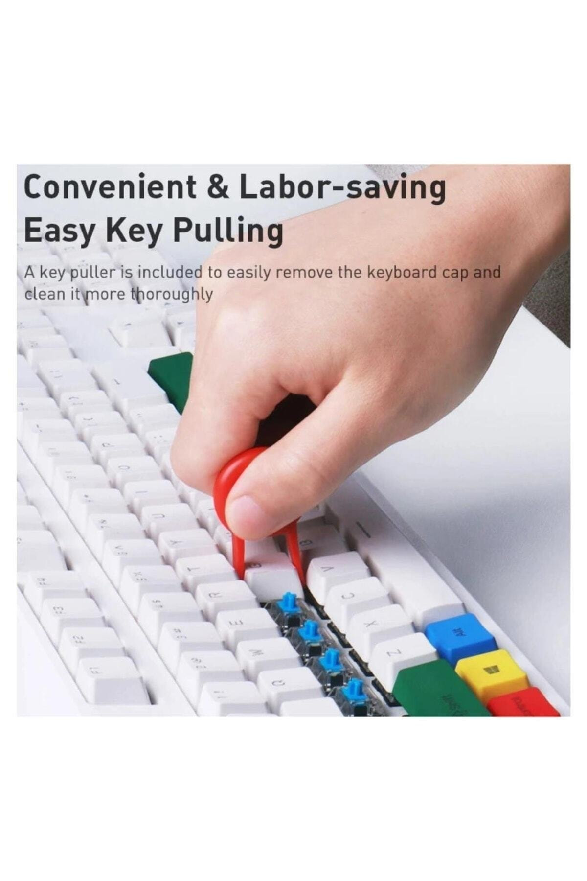 Klavye Bilgisayar Kulaklık Temizleme Araçları Tuş Çektirme Seti 5