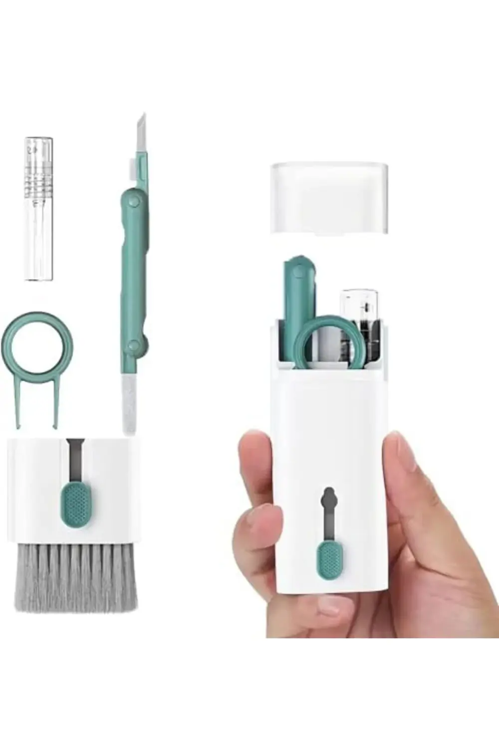 Klavye Temizleme Fırçası, 7'si 1 Arada Çok Fonksiyonlu Klavye, Ku