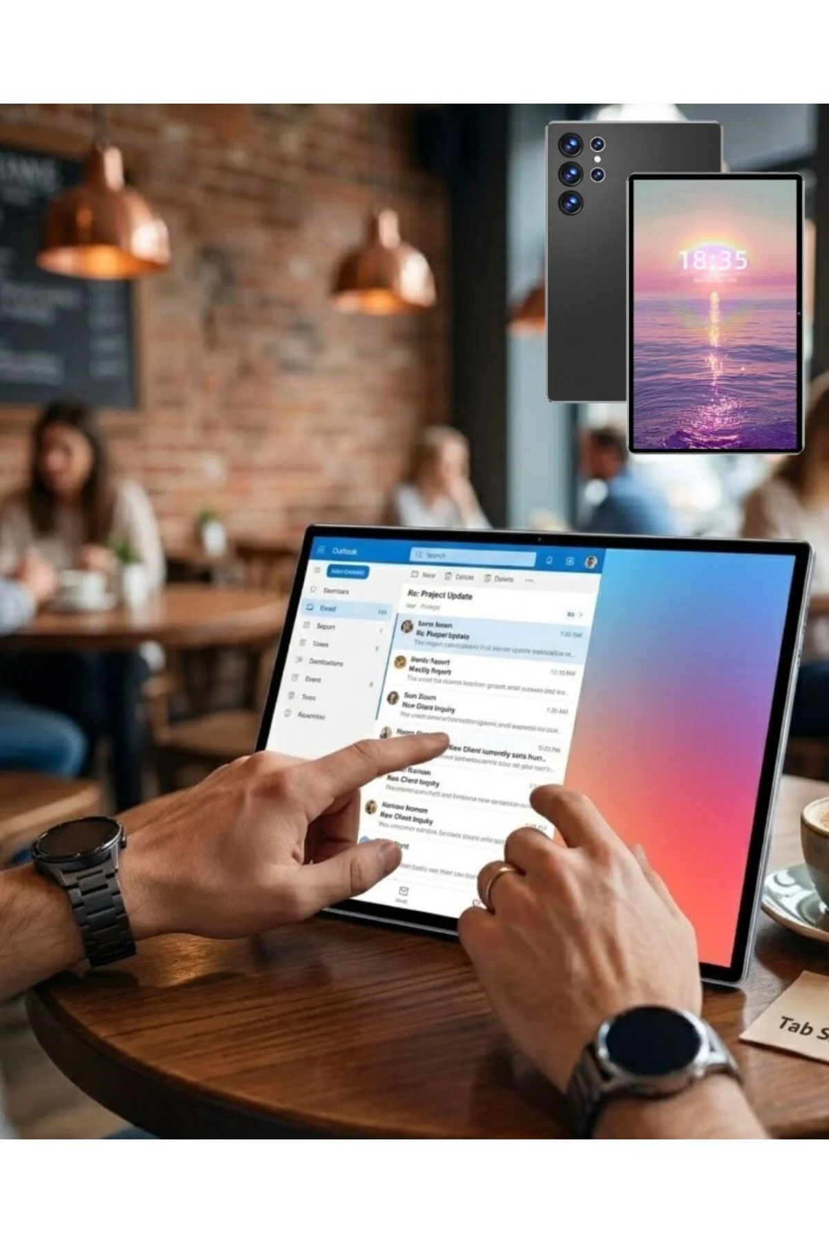 Klavyeli Android Tablet 1tb Hafıza 16gb Ram Kalem Ve Kılıf Hediye