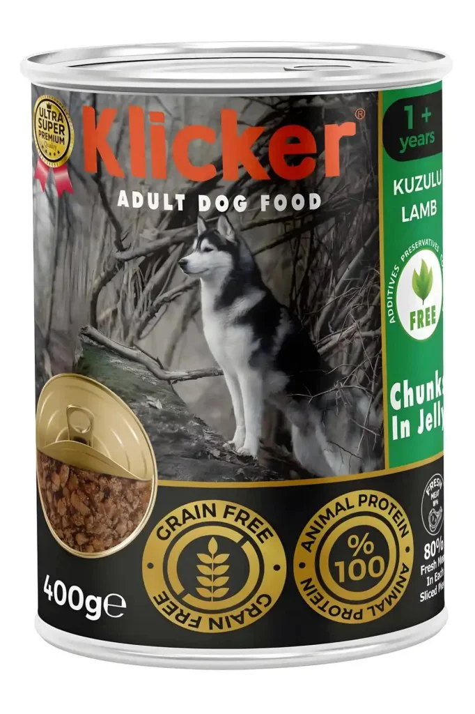 Klicker Kuzulu Köpek Konserve 400 Gr