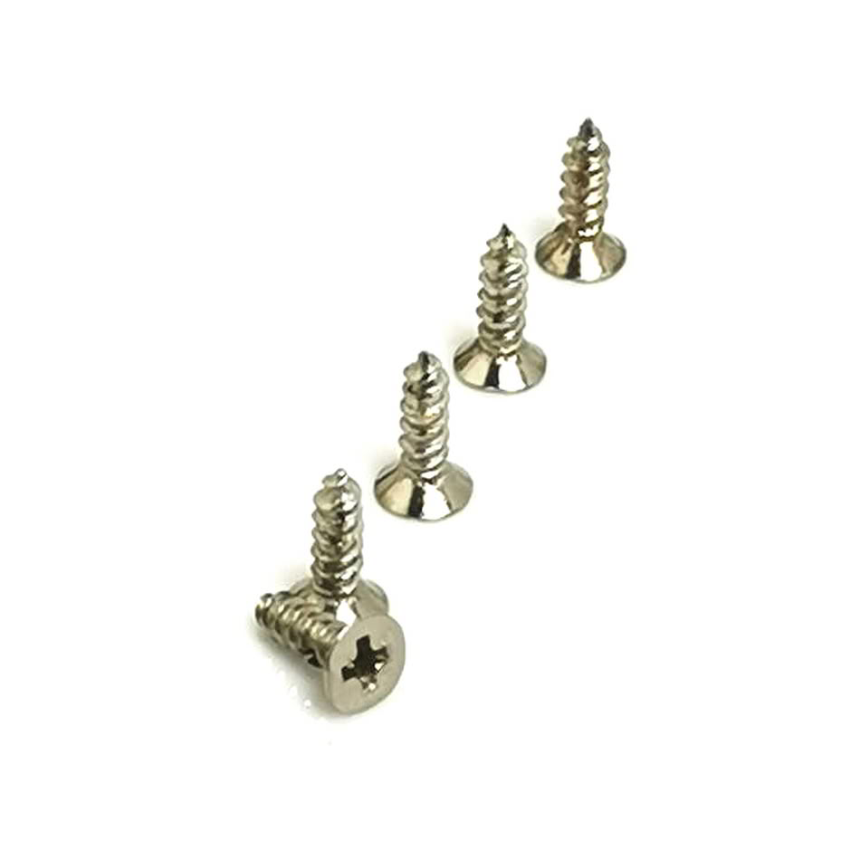 Klips, Menteşe, Ayak, Ağaç, Sunta Vidası 2,2x6,5mm - Nikel 100 Ad
