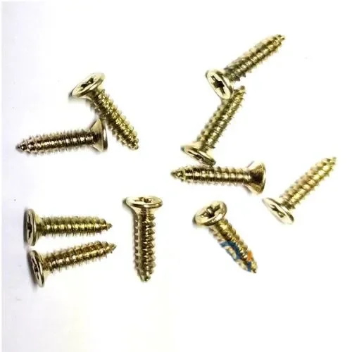 Klips, Menteşe, Ayak, Ağaç, Sunta Vidası 2,2x9,5mm - Sarı 1000 Ad