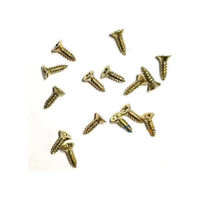 Klips, Menteşe, Ayak, Ağaç, Sunta Vidası 2,2x7,5mm - Sarı 100 Ade