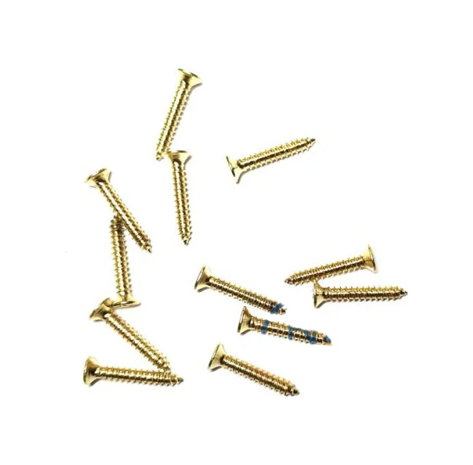 Klips, Menteşe, Ayak, Ağaç, Sunta Vidası 2,2x13 Mm - Sarı 100 Adet Diğer