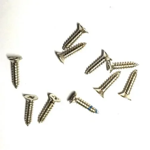 Klips, Menteşe, Ayak, Ağaç, Sunta Vidası 2,2x9,5mm - Nikel 1000 A