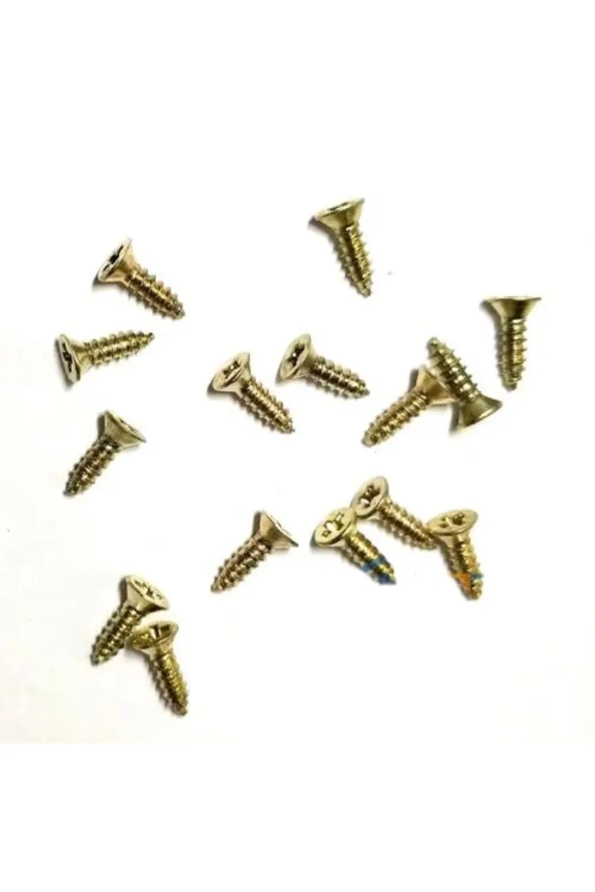 Klips, Menteşe, Ayak, Ağaç, Sunta Vidası 2,2x7,5mm - Sarı 100 Ade