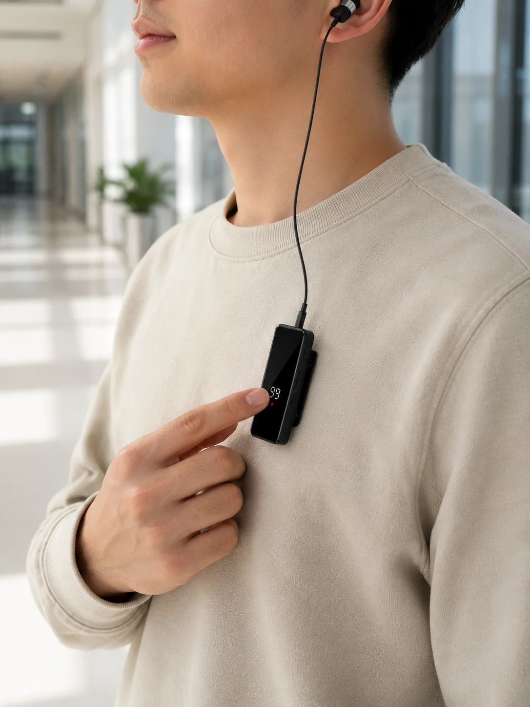 Klipsli Bluetooth Kulaklık Kısa Kablolu Tek Kulaklık Taşınabilir Günlük Kullanım Fiyatı, Yorumları ve Özellikleri