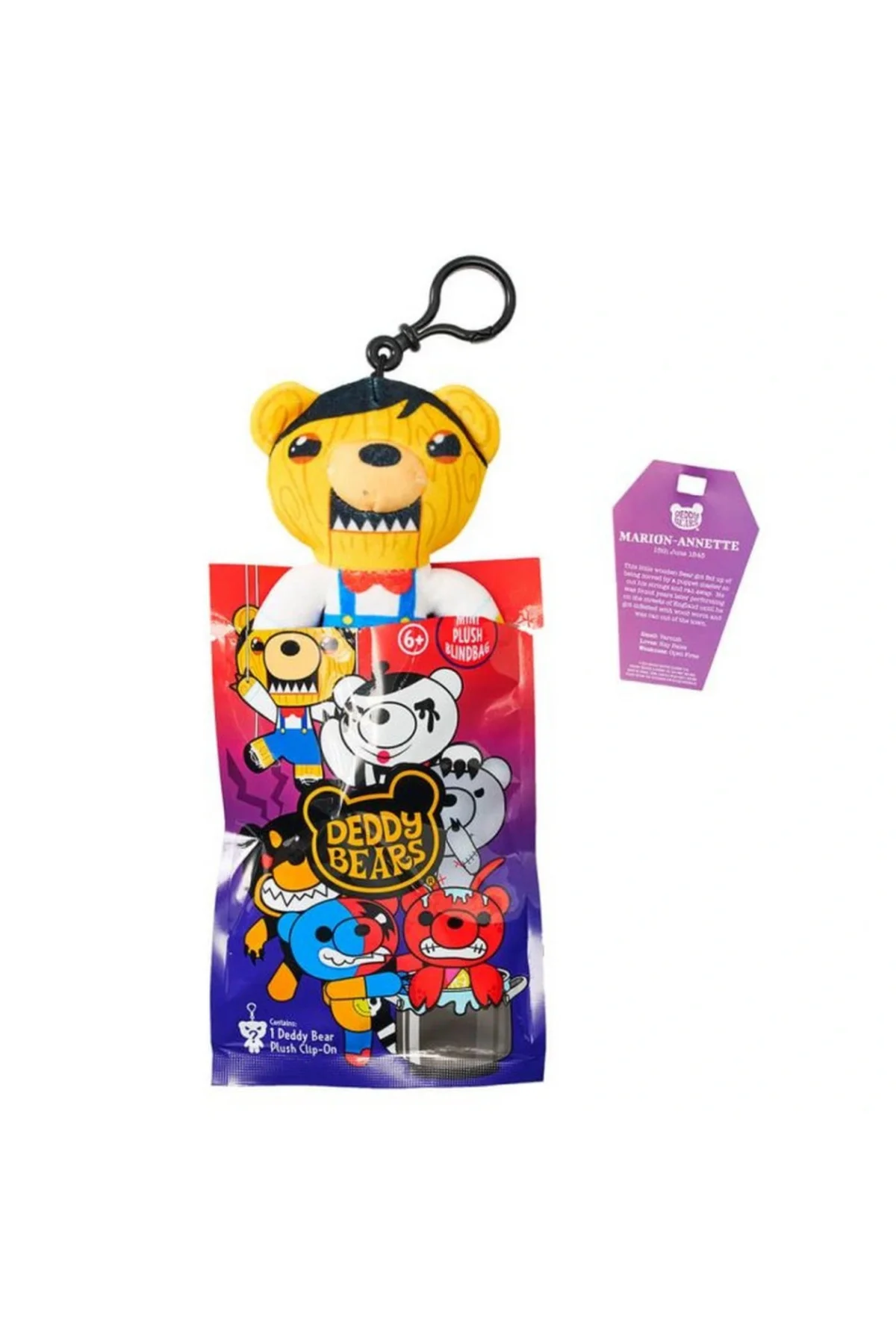 Klipsli Peluş Seri 4 Sürpriz Paket