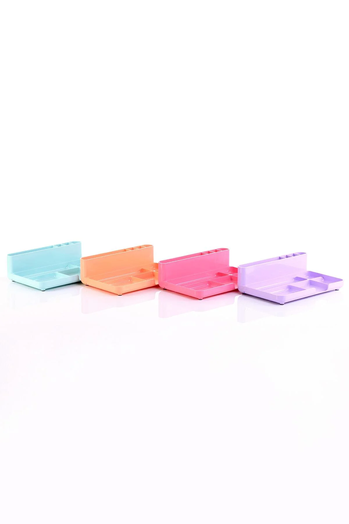 Klm 206 Masaüstü Organizer Kalemlik Pastel Turuncu