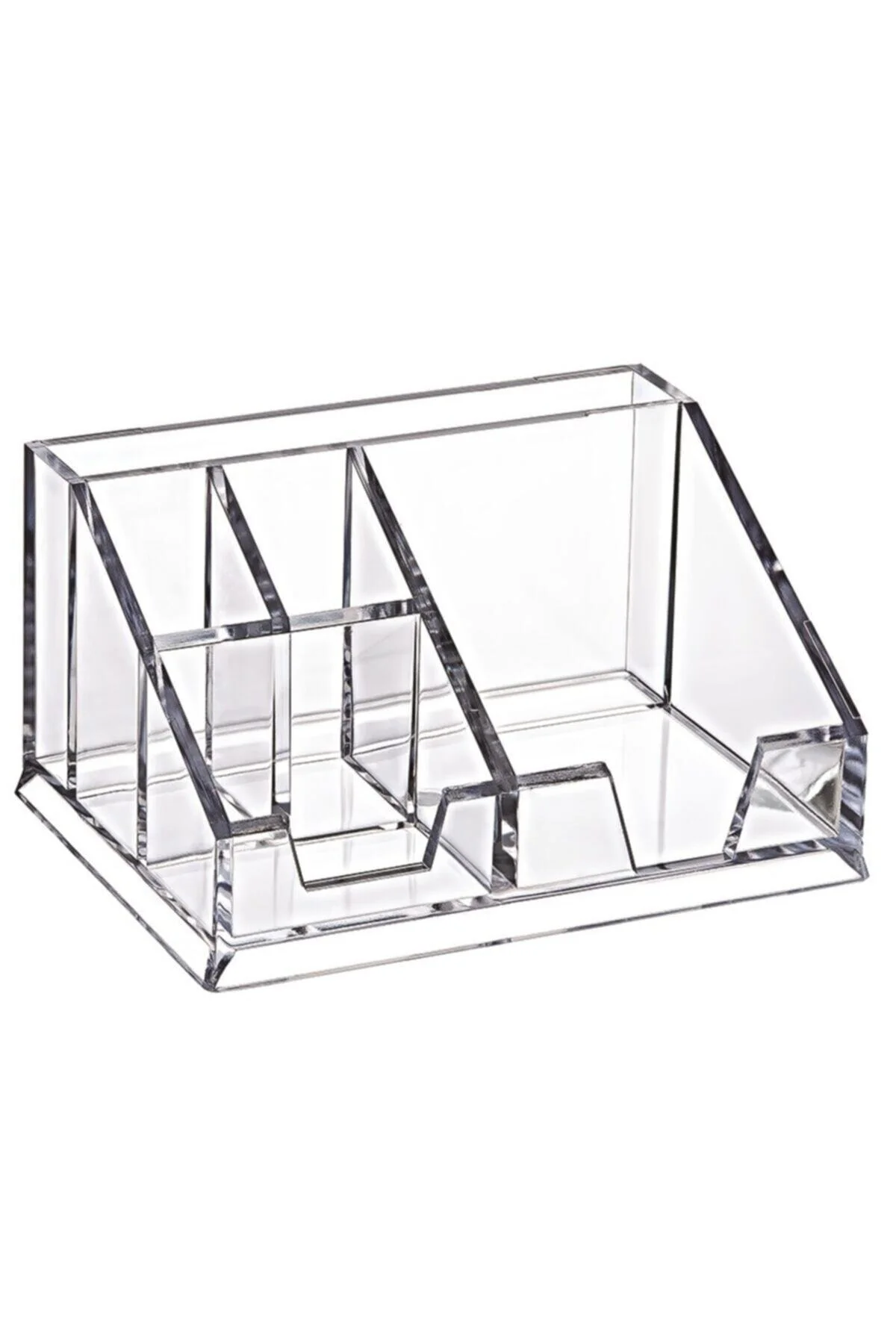 Klm 208 Masaüstü Organizer Kalemlik Şeffaf