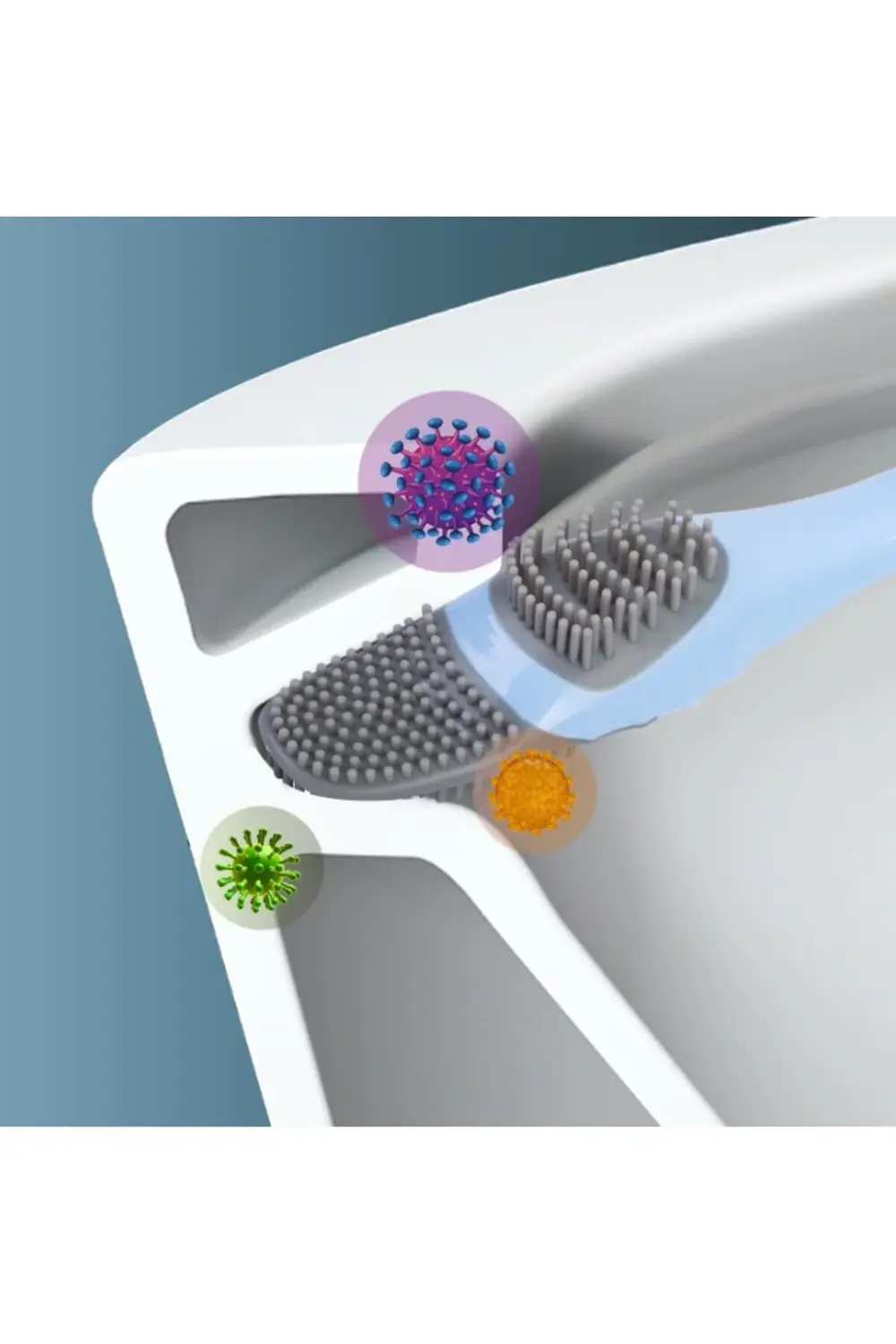 Klozet Detay Temizlik Fırçası Seti