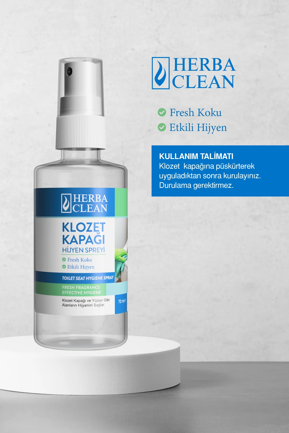 Klozet Kapağı Hijyen Spreyi 70ML