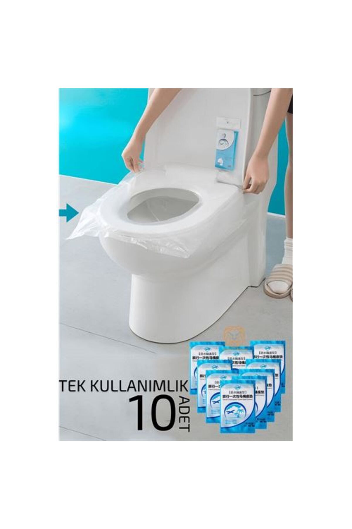 Klozet Kapağı Kılıfı Hijyenik 10 ADET