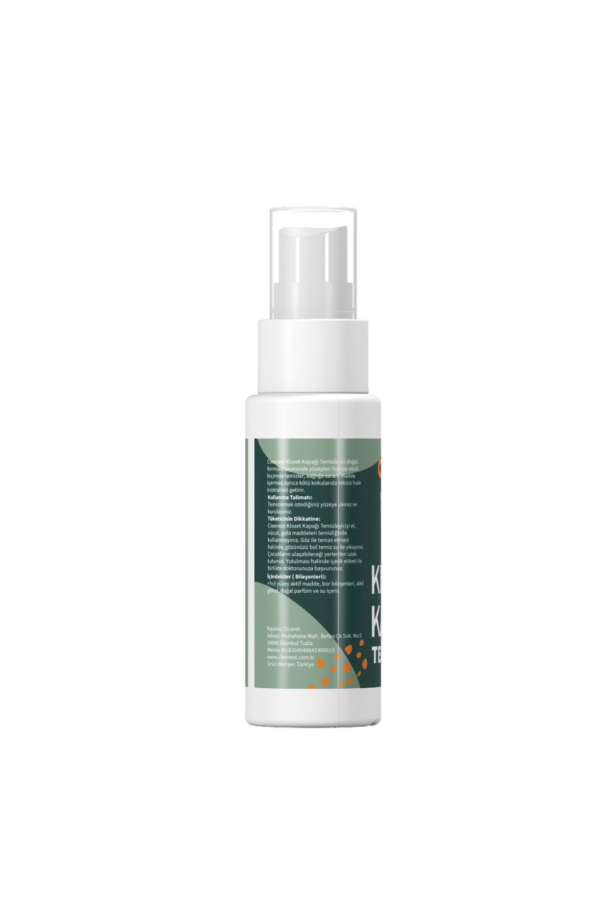 Cleenest Klozet Kapaği Temizleyici Taşinabilir Spreyli 50 Ml