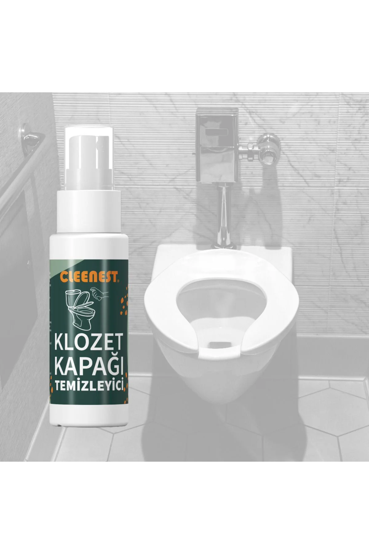 Klozet Kapağı Temizleyici Taşınabilir Spreyli 50 ml