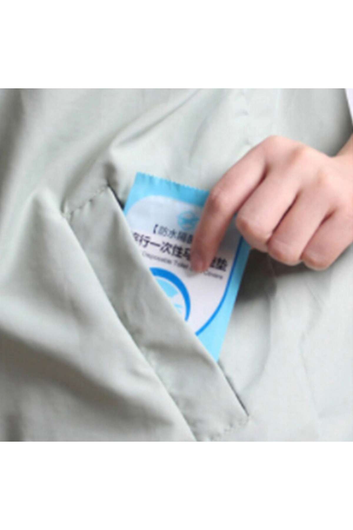 Klozet Kapak Örtüsü Pratik Kullanımlı Hijyenik Tek Kullanımlık Kl