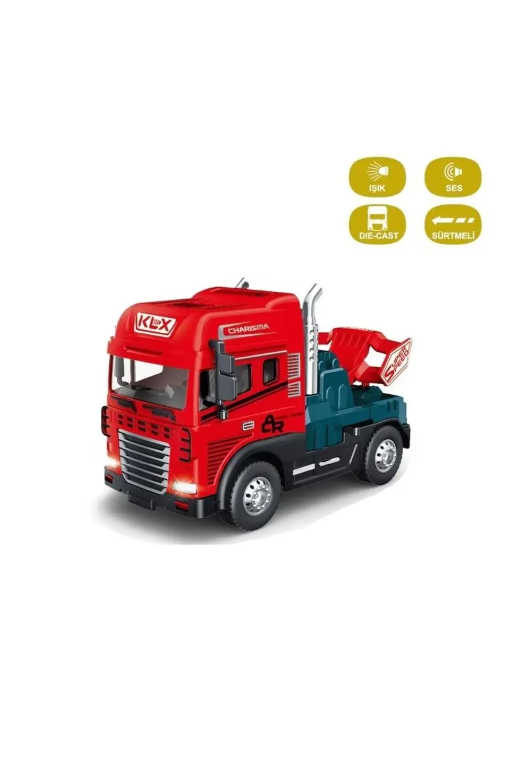 Klx600-344 Işıklı Sesli Çekici/tır Kafası 1:24 3