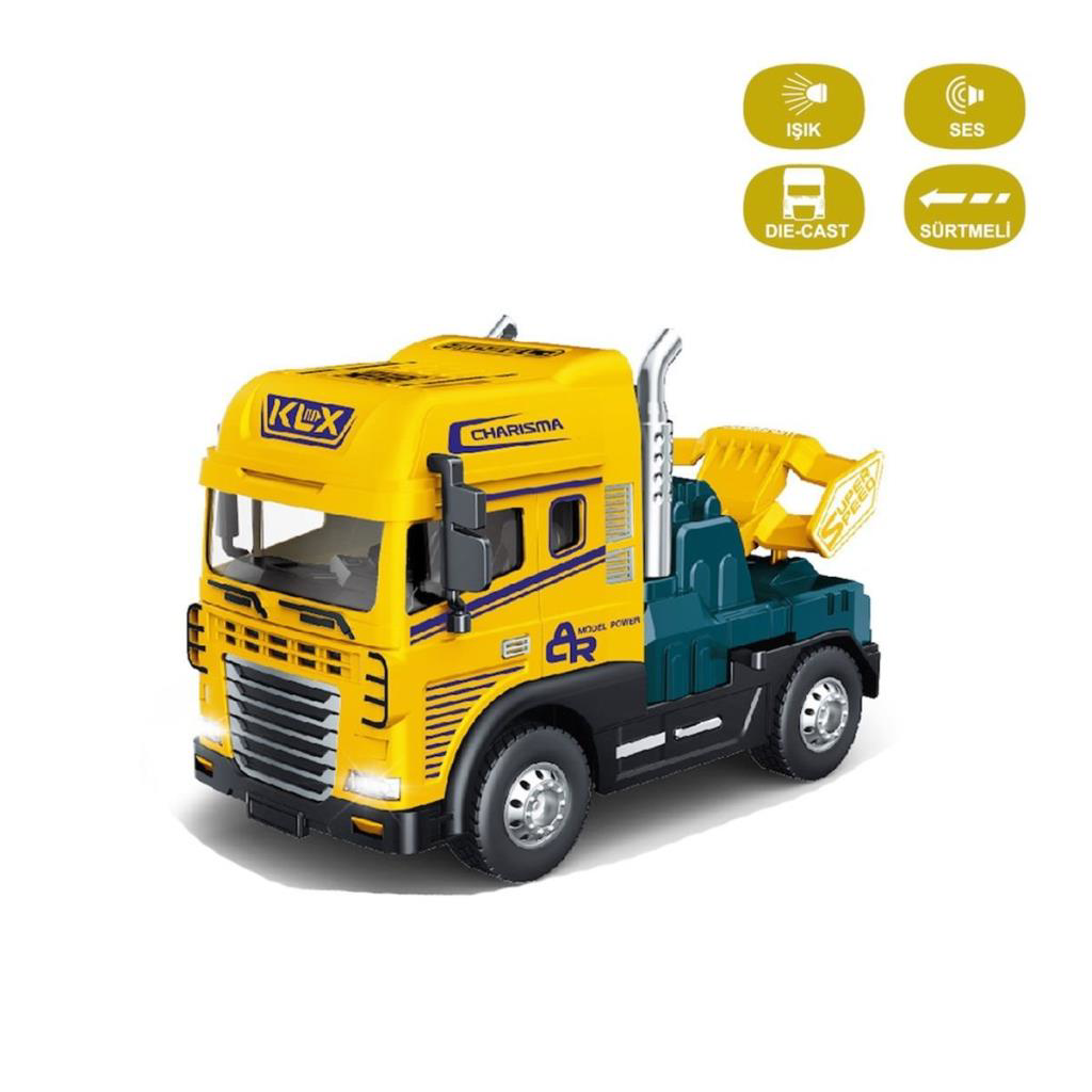 KLX600-344 Sürtmeli Işıklı Müzikli Çekici Tır Kafası 1:24 Oyuncak KLX600-344 Sürtmeli Işıklı Müzikli Çekici Tır Kafası 1:24 Oyuncak
