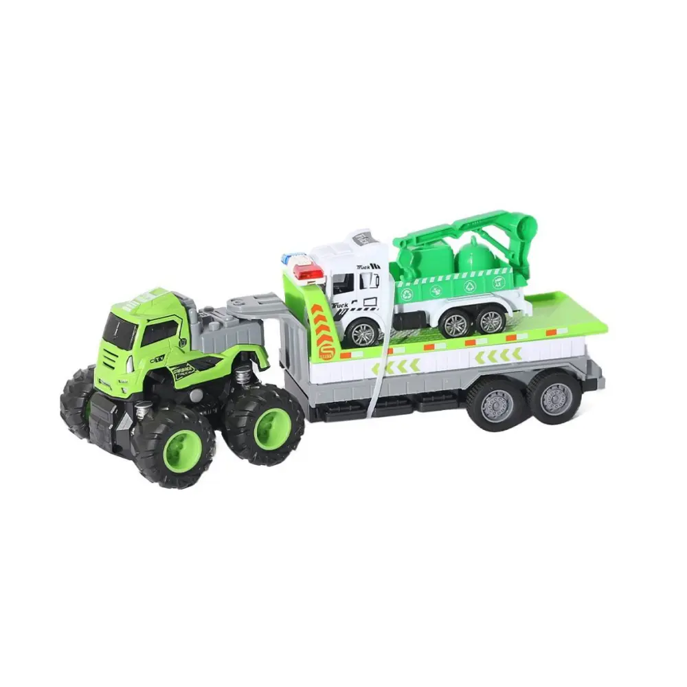 KLX600-365 Sürtmeli Die Cast 4x4 Temizlik Aracı Taşıyan Tır -Vard KLX600-365 Sürtmeli Die Cast 4x4 Temizlik Aracı Taşıyan Tır -Vard