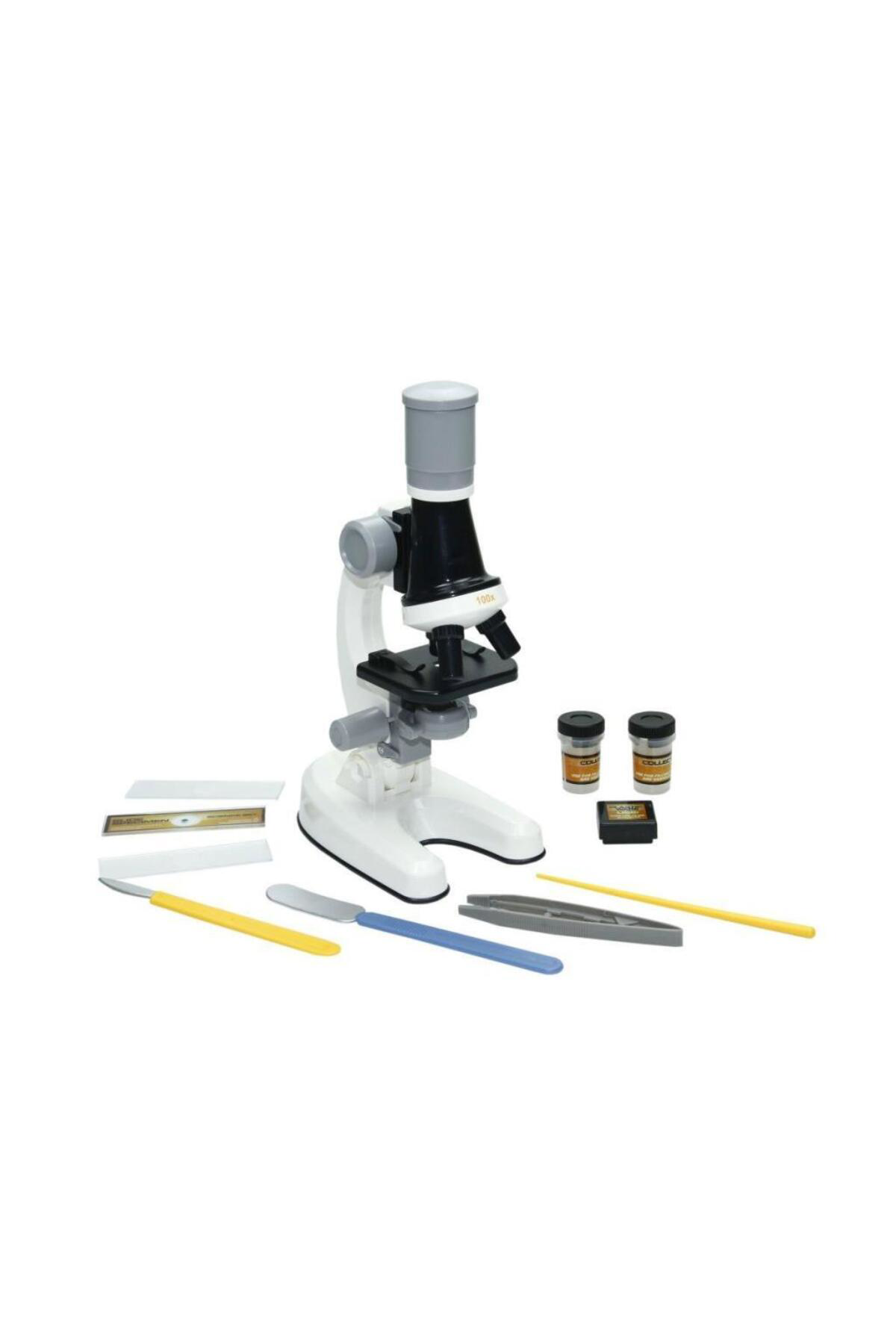 Nessiworld Km-1012A-1 1013A-1 İşıklı Objektif Bilim Mikroskopu -Vardem