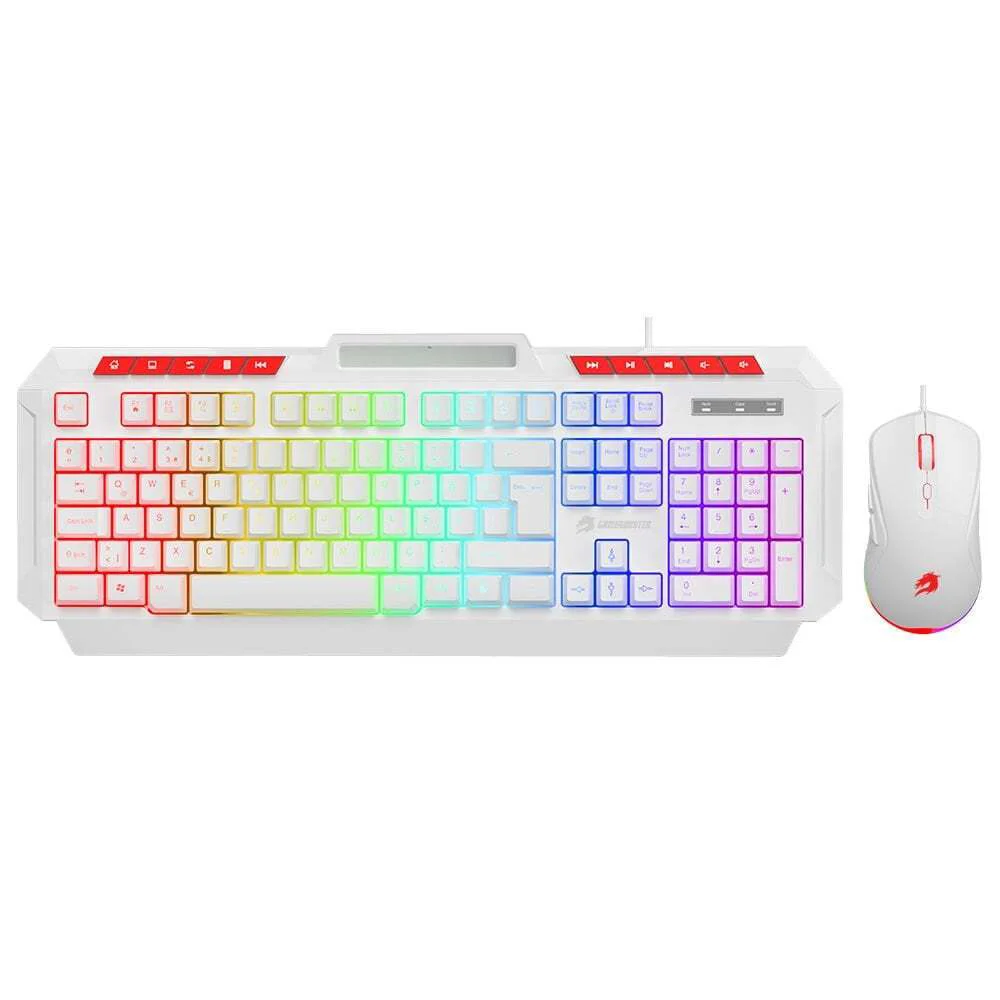 KM-11W Knight Beyaz Klavye Mouse Set