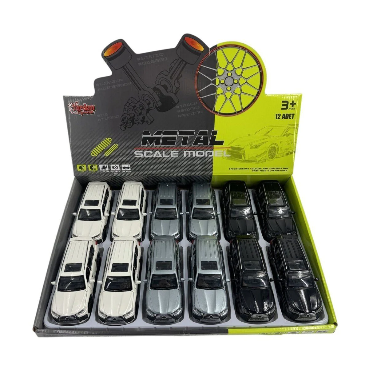 KM-3281D- Vardem Cek Bırak  Işıklı Ve Sesli Metal LX Jeep 1:32 Fiyatı, Yorumları ve Özellikleri