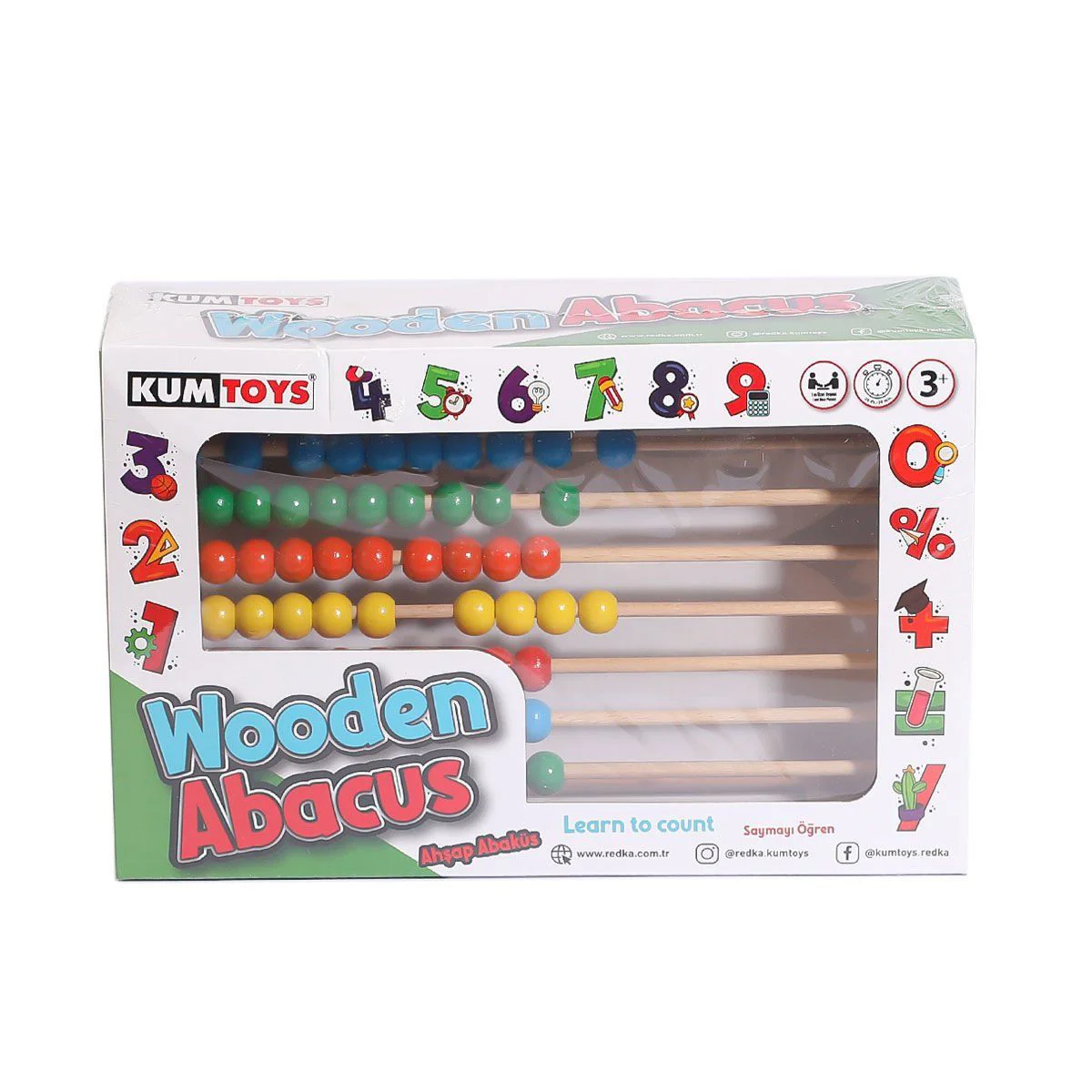 KM5632 Ahşap Abaküs -Kumt Fiyatı, Yorumları ve Özellikleri