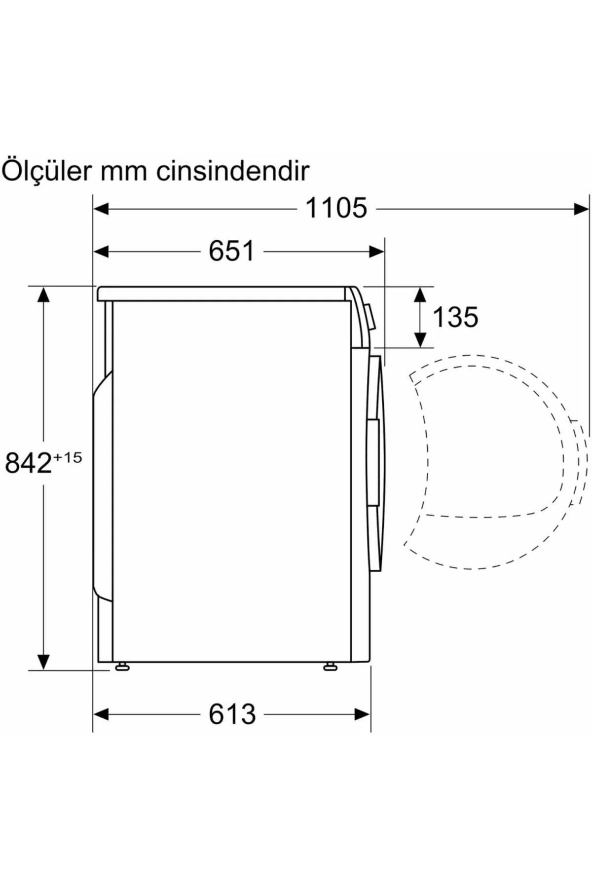 Km8611htr Çamaşır Kurutma Makinesi