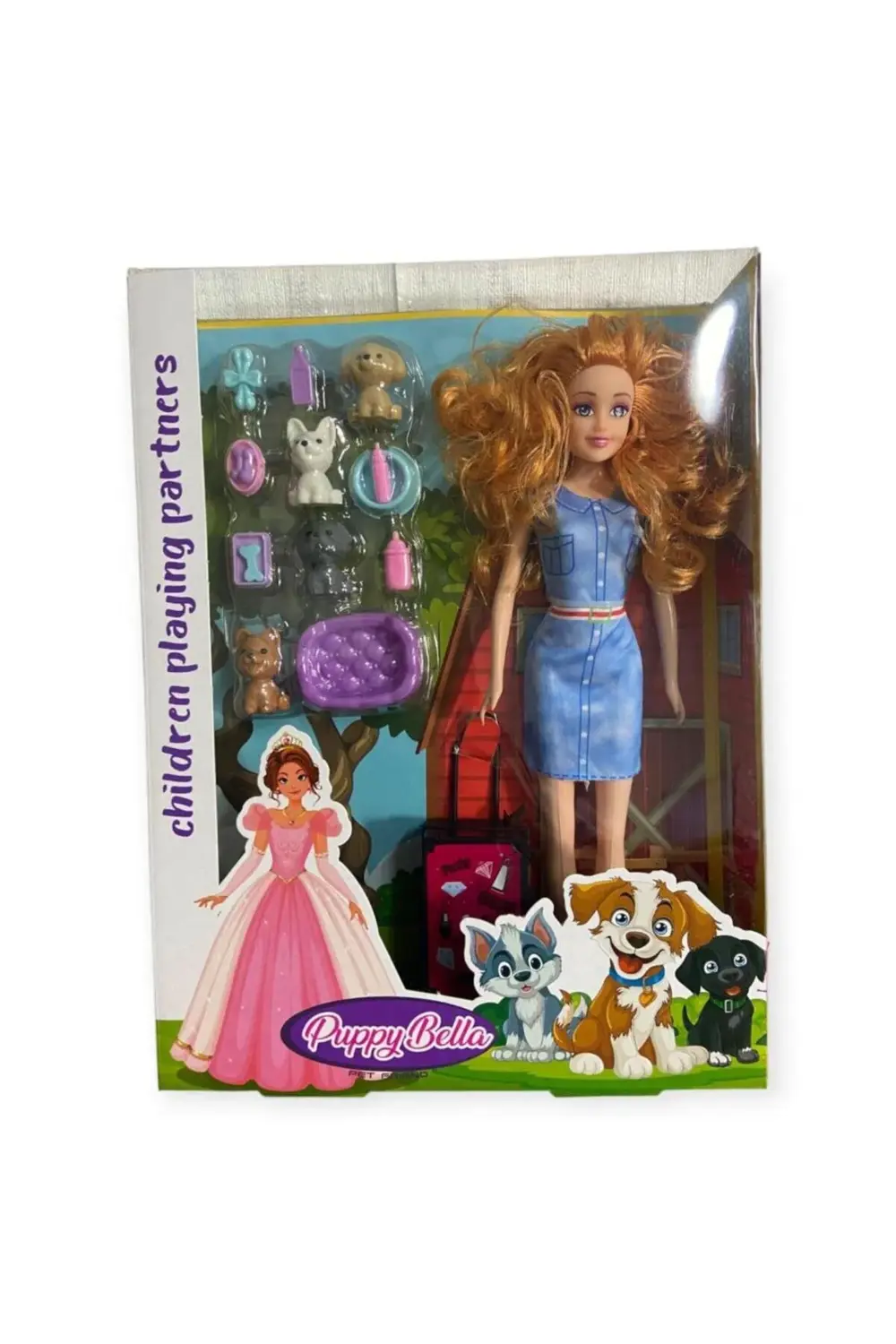 KMB-927 - MİNİ KÖPEK BAKIM SETİ AKSESUARLI BEBEK (Lisinya)