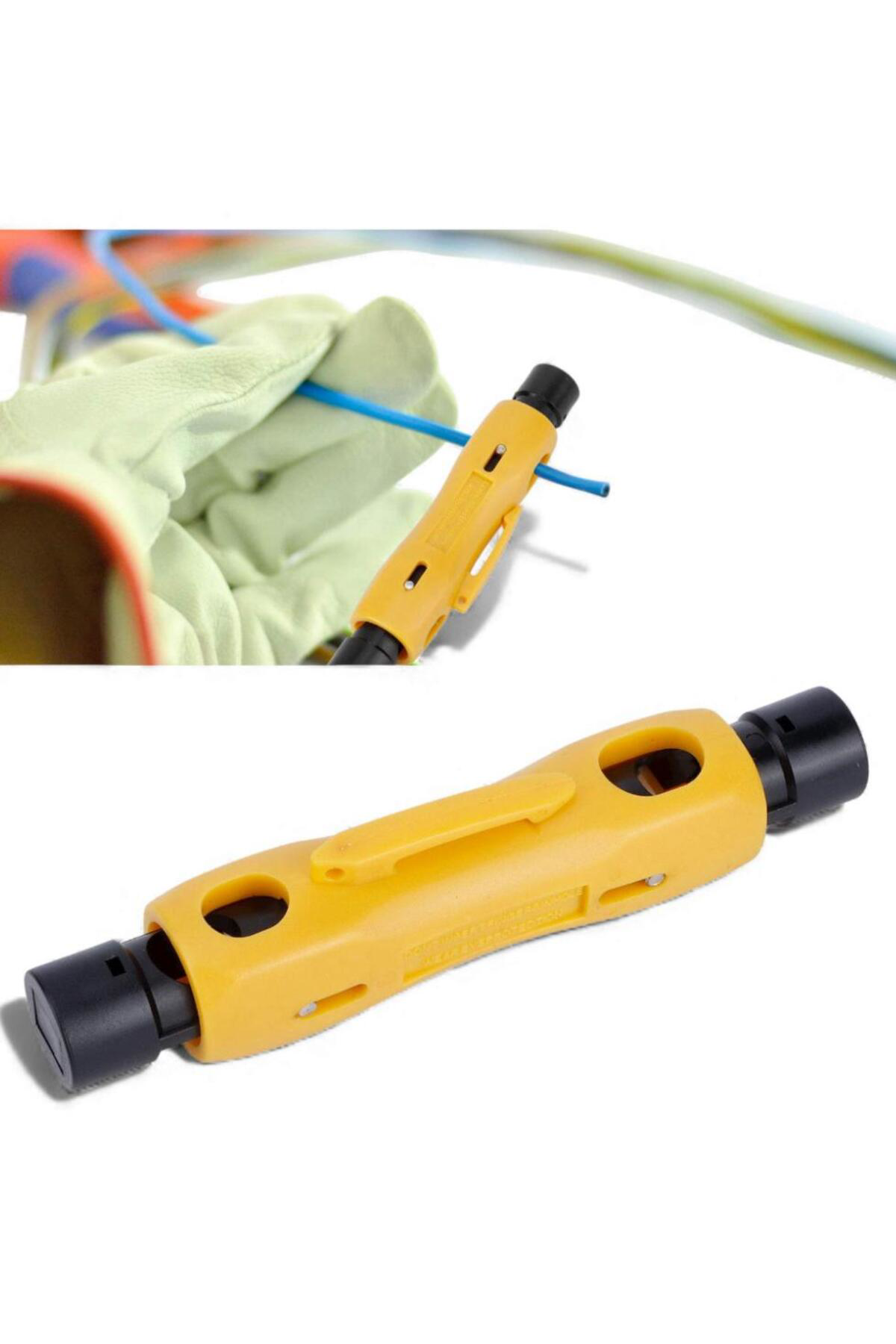 Koaksiyel Kablo Soyucu | RG59 RG6 RG7 RG11 Uyumlu, Ayarlanabilir,