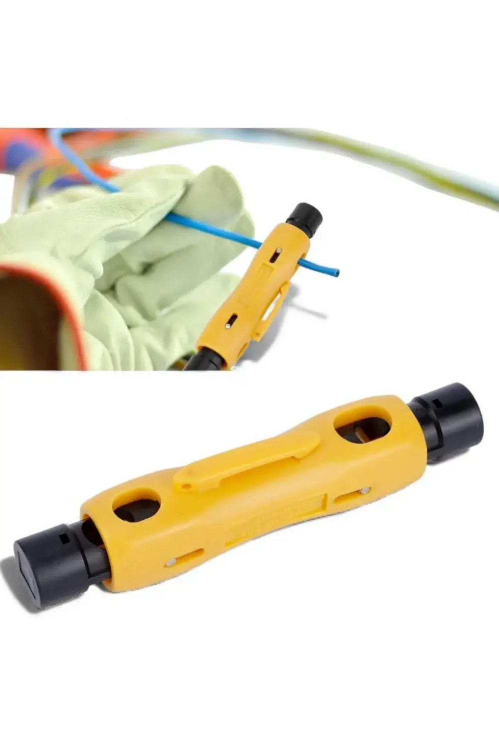 Koaksiyel Kablo Soyucu | RG59 RG6 RG7 RG11 Uyumlu, Ayarlanabilir,