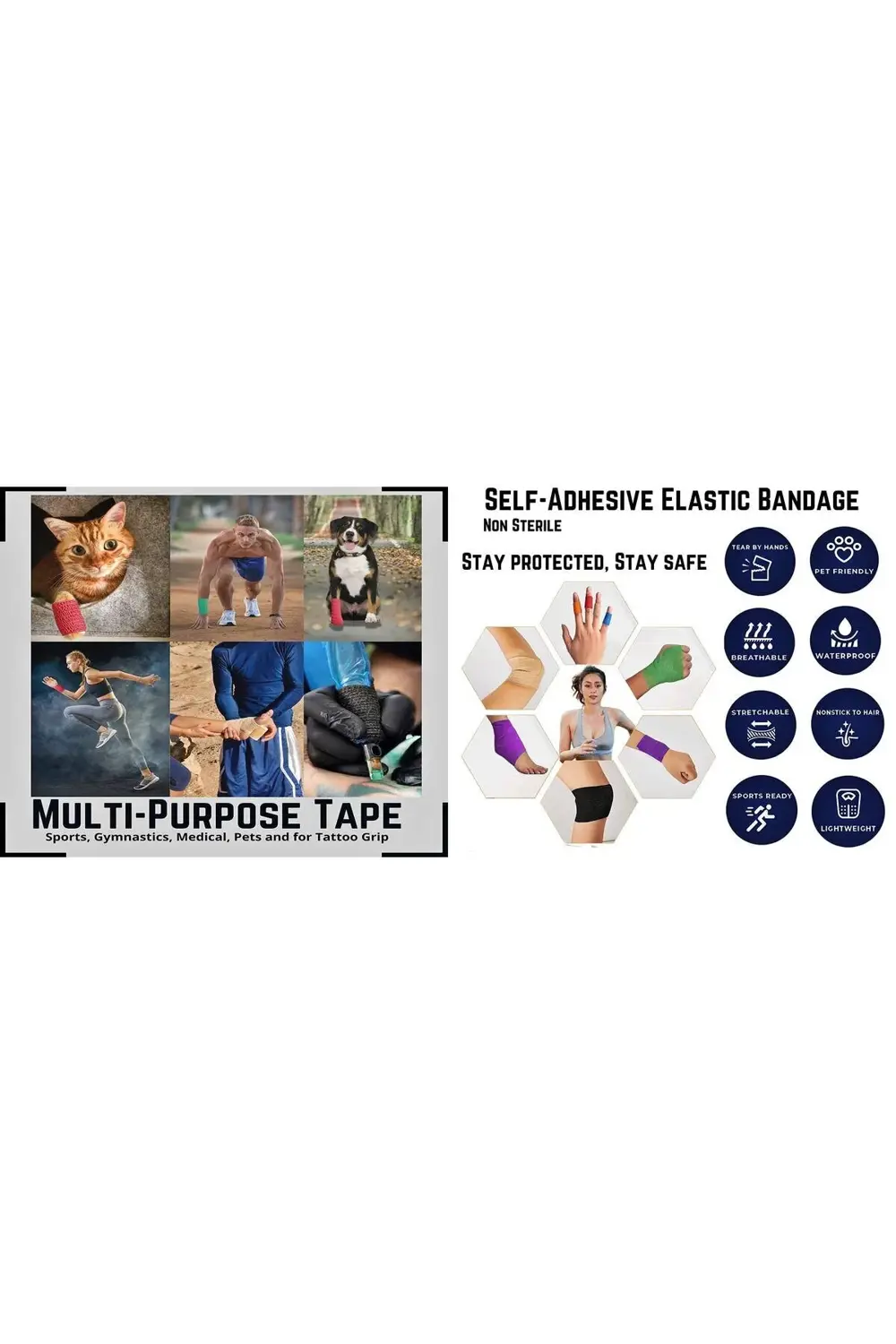 Koban Bandajı Kendinden Yapışkanlı Bandaj Coban Bandajı Sargı Ban