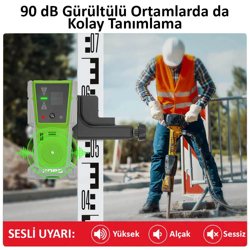 KOBB KBL8RG 60M Lazer Hizalama Dedektörü KOBB KBL8RG 60M Lazer Hizalama Dedektörü Fiyatı, Yorumları ve Özellikleri